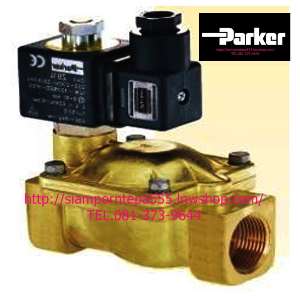 P-VE7321BDN00-24V Parker Solenoid valve size 1" ทองเหลือง Pressure 0.1-20 Bar 300psi 